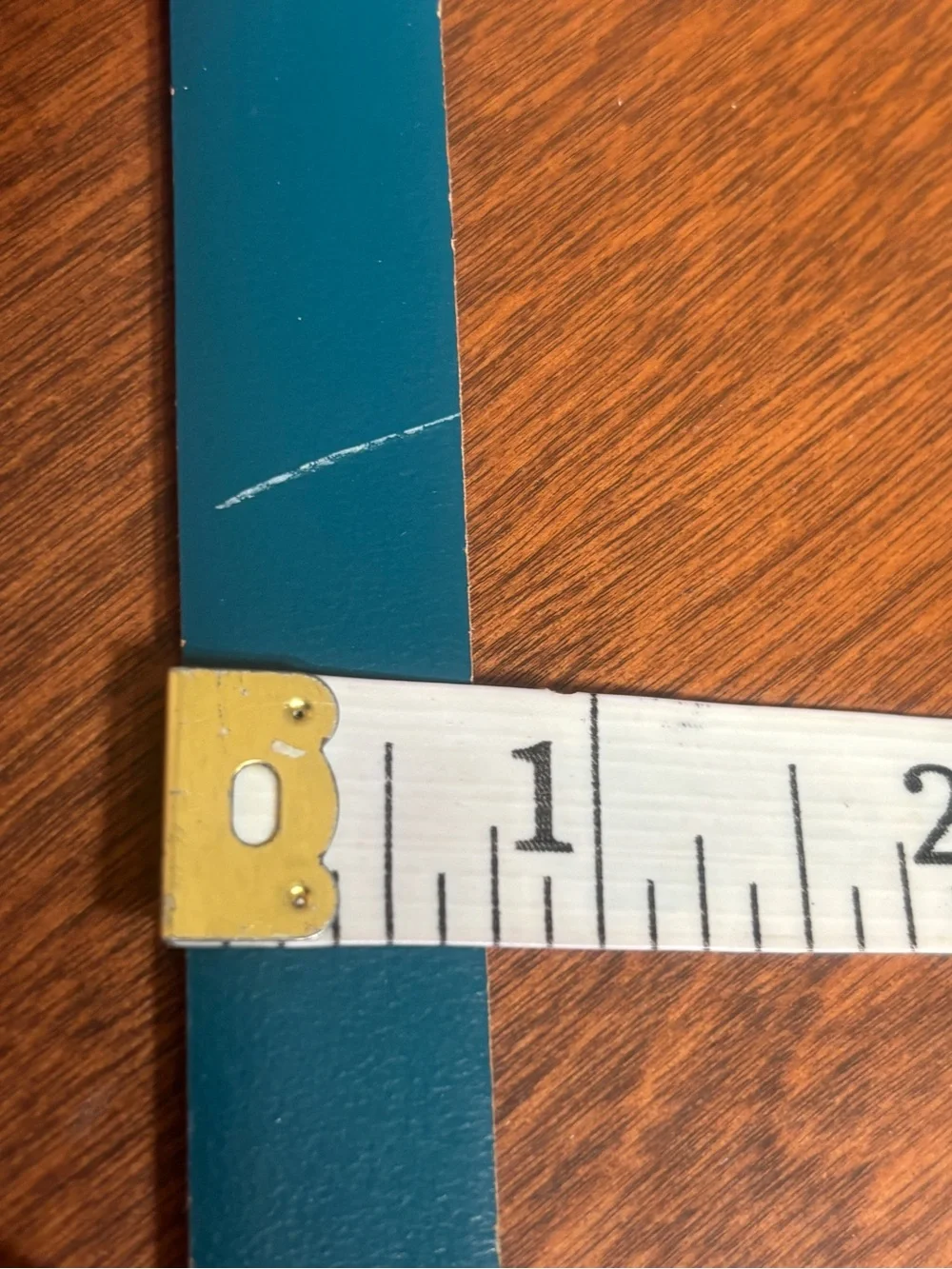 Vintage Blue Leather Belt